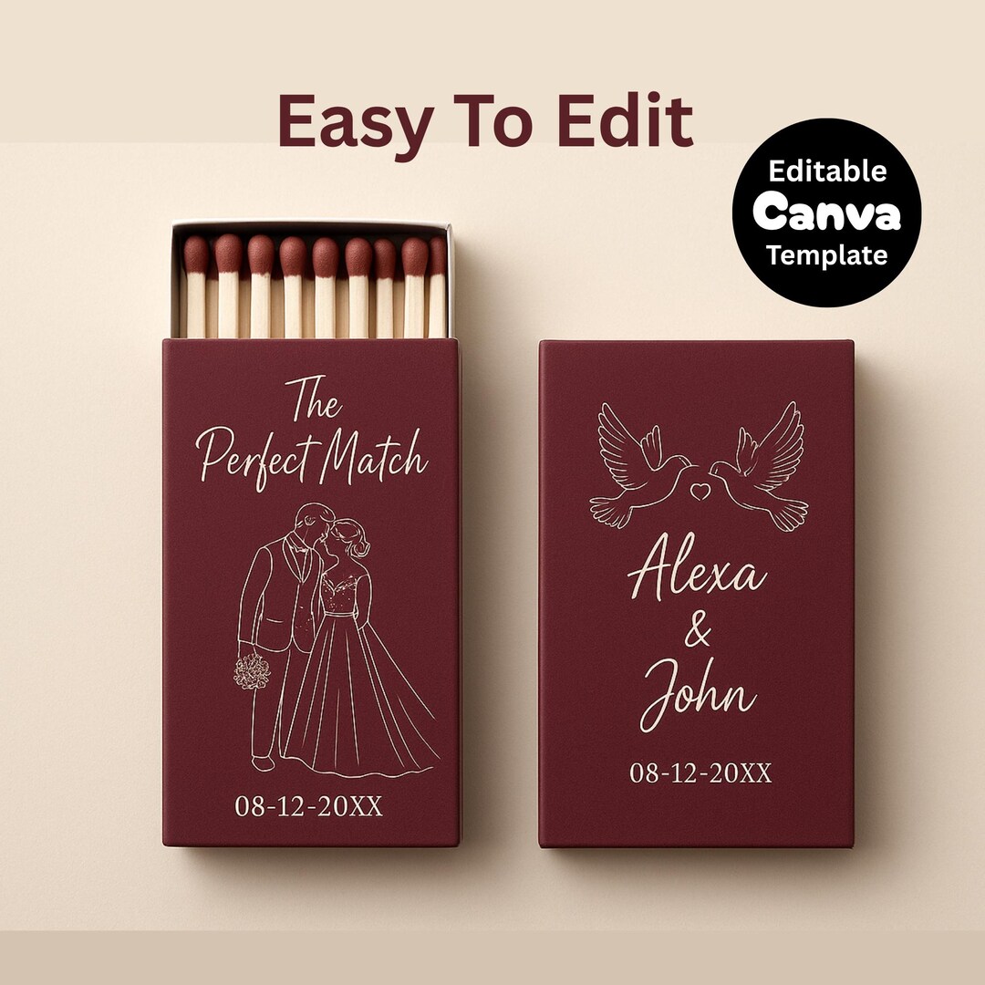 Custom Matchboxes Matchbox Art Personalized Matchbox Labels Stickers ...
