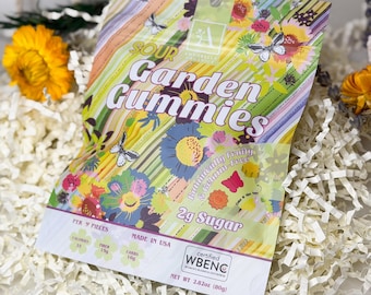 Organic Garden Gummies - Vegan Candy - Botanical - Build A Gift Box Item