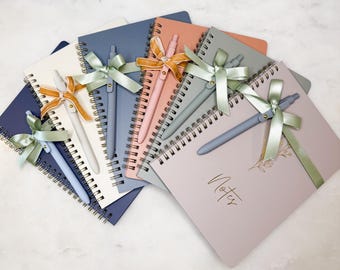 Joural/Notebook and Pen Set - Stocking Stuffer, Co-Worker Gift, Teacher Gift