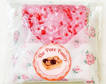 Organic Strawberry Sugar Cookie Bars - Dye Free