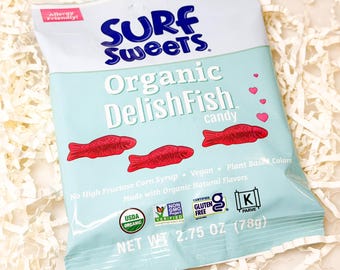Organic Vegan Gummy Fish Candy – Allergen Friendly Treat