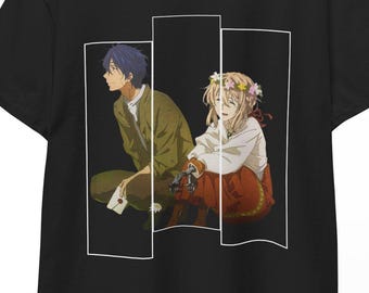 Violet Evergarden Shirt Anime Tee, Violet Evergarden Cosplay Top, Anime Merch, Violet Print Gift for Fans Cute Kawaii Design Style Tee!!