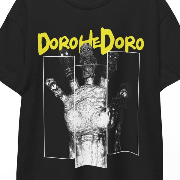 Dorohedoro Anime T-shirt Dark Fantasy Graphic Tee voor fans, Exclusief gelimiteerde anime shirt voor verzamelaars, Nikaido ontwerp, Uniek manga cadeau