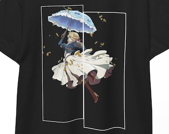 Violet Evergarden Shirt Anime Tee, Violet Evergarden Cosplay Top, Anime Merch, Violet Print Gift for Fans Cute Kawaii Design Style Tee!!