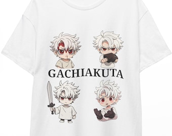 gachiakuta, Gachiakuta TShirt, Gachiakuta, stickers, rudo,Graphic Anime Tee, shirt, Gachiakuta Charm,anime, gachiakuta merch, rudo shirt