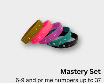 MathBands Mastery Set (6–9 + Prime) | Multiplication Fluency Tool | Upper Elementary Math | Hard Facts Practice