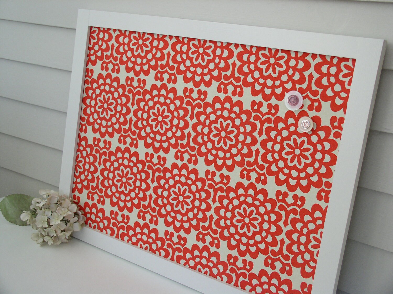Modern Bulletin Board Board Fabric Covered Etsy