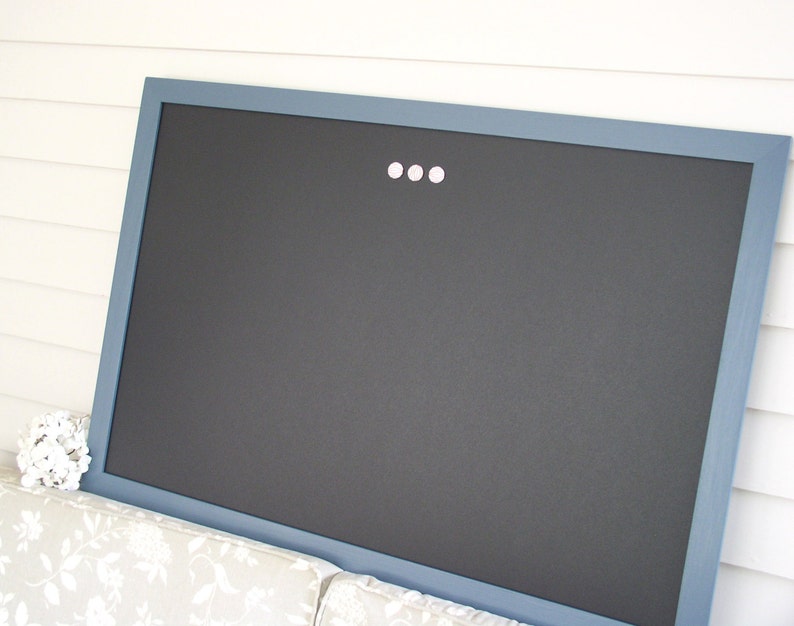 Modern Framed CHALKBOARD Extra Large Board Slate Etsy