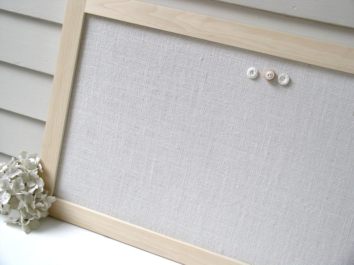 Modern Bulletin Board Scandanavian Style Framed Etsy
