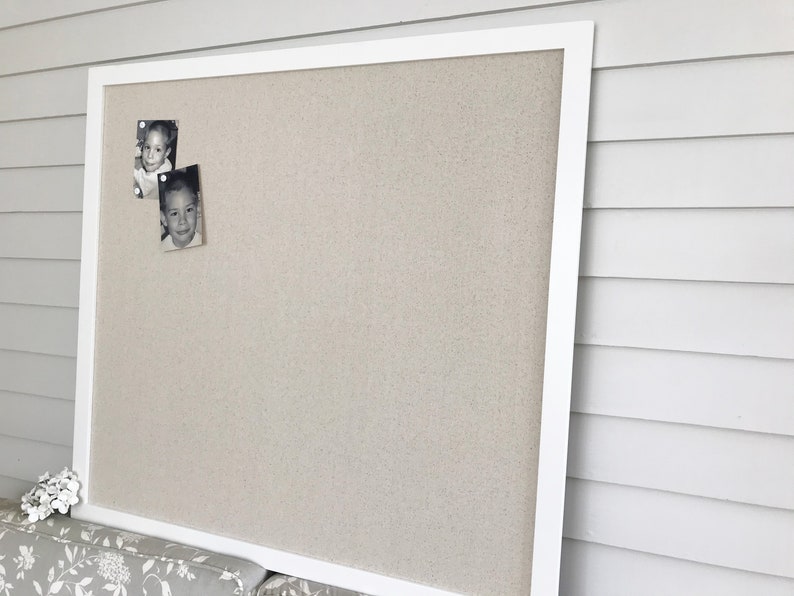 BULLETIN BOARD Fabric Board Office Memo Etsy