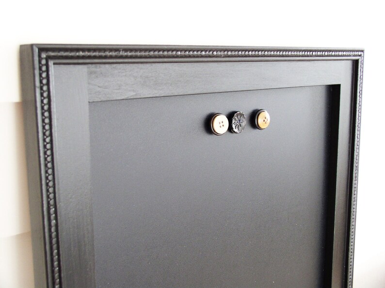 Chalkboard With Black Frame Memo Bulletin Etsy
