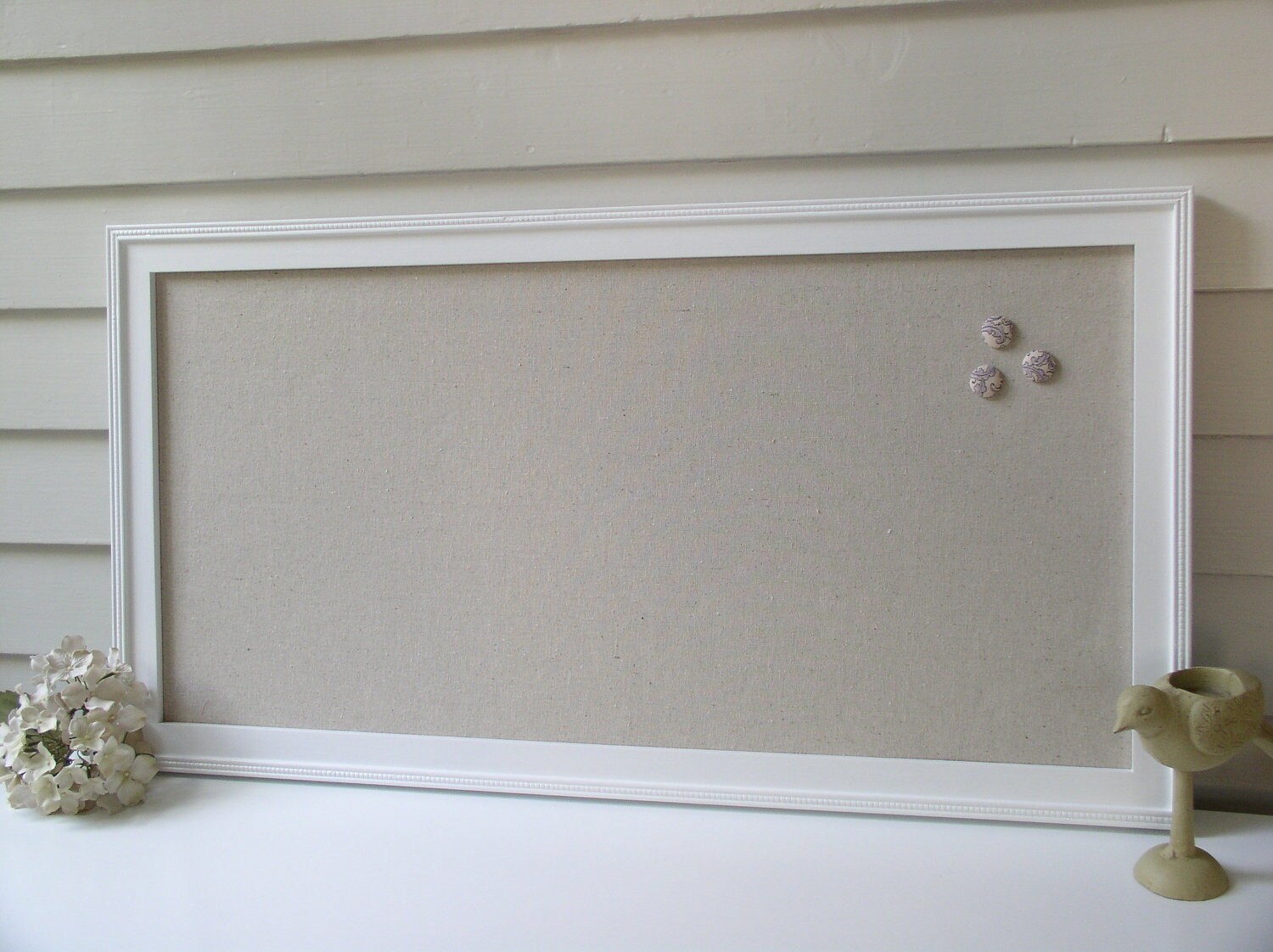 Organization Board Framed Bulletin Board in Etsy