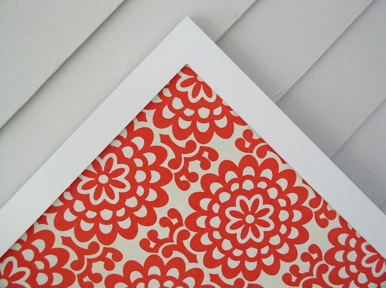 Modern Bulletin Board Board Fabric Covered Etsy