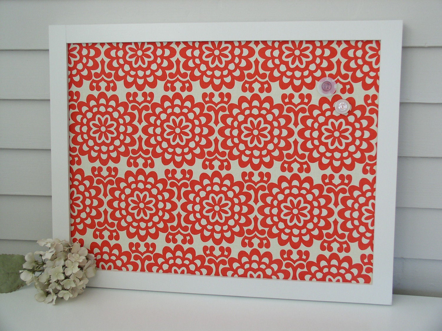 Modern Bulletin Board Board Fabric Covered Etsy