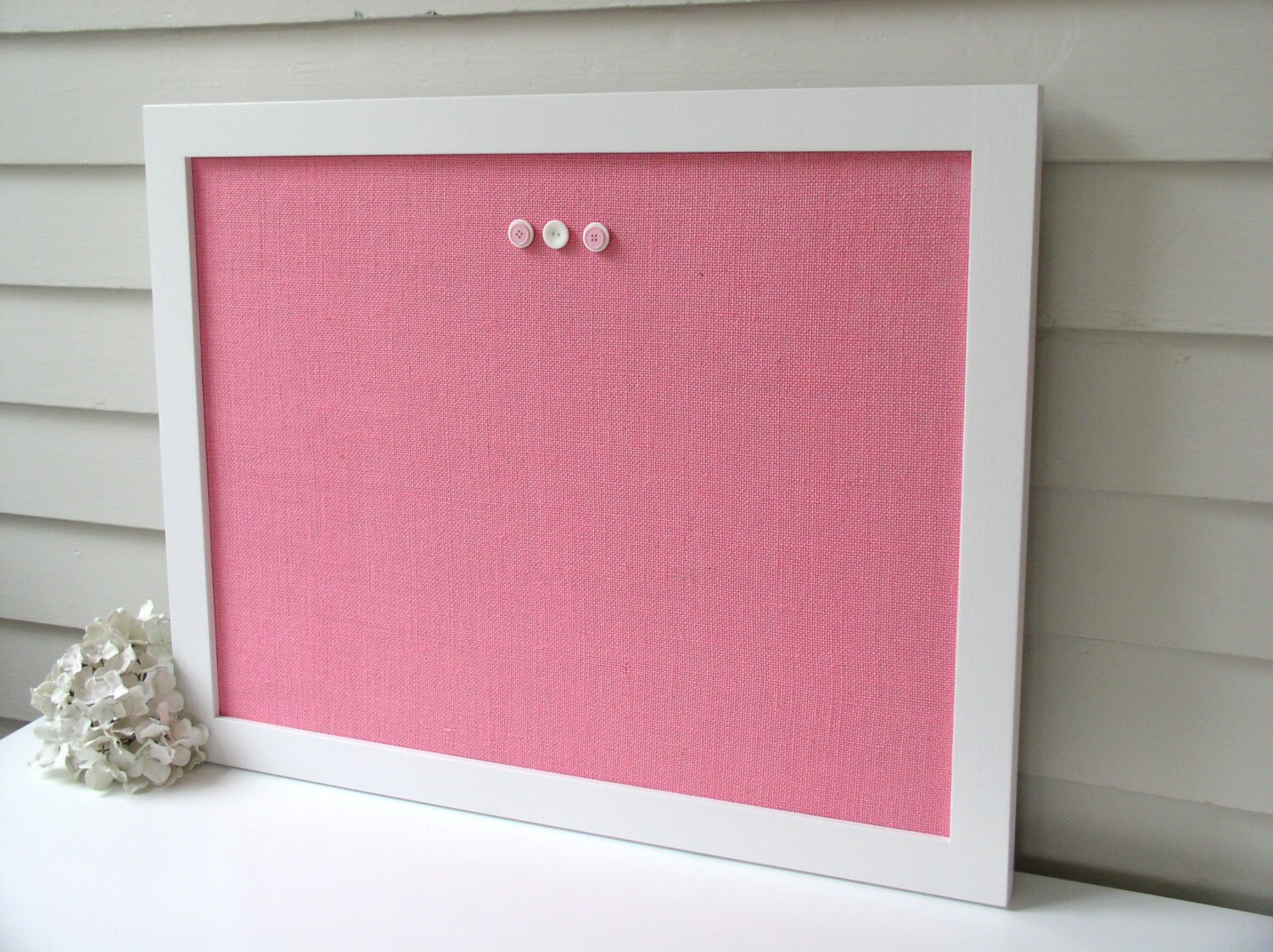 Modern Burlap Bulletin Board 20.5 X 26.5 Inches With Etsy