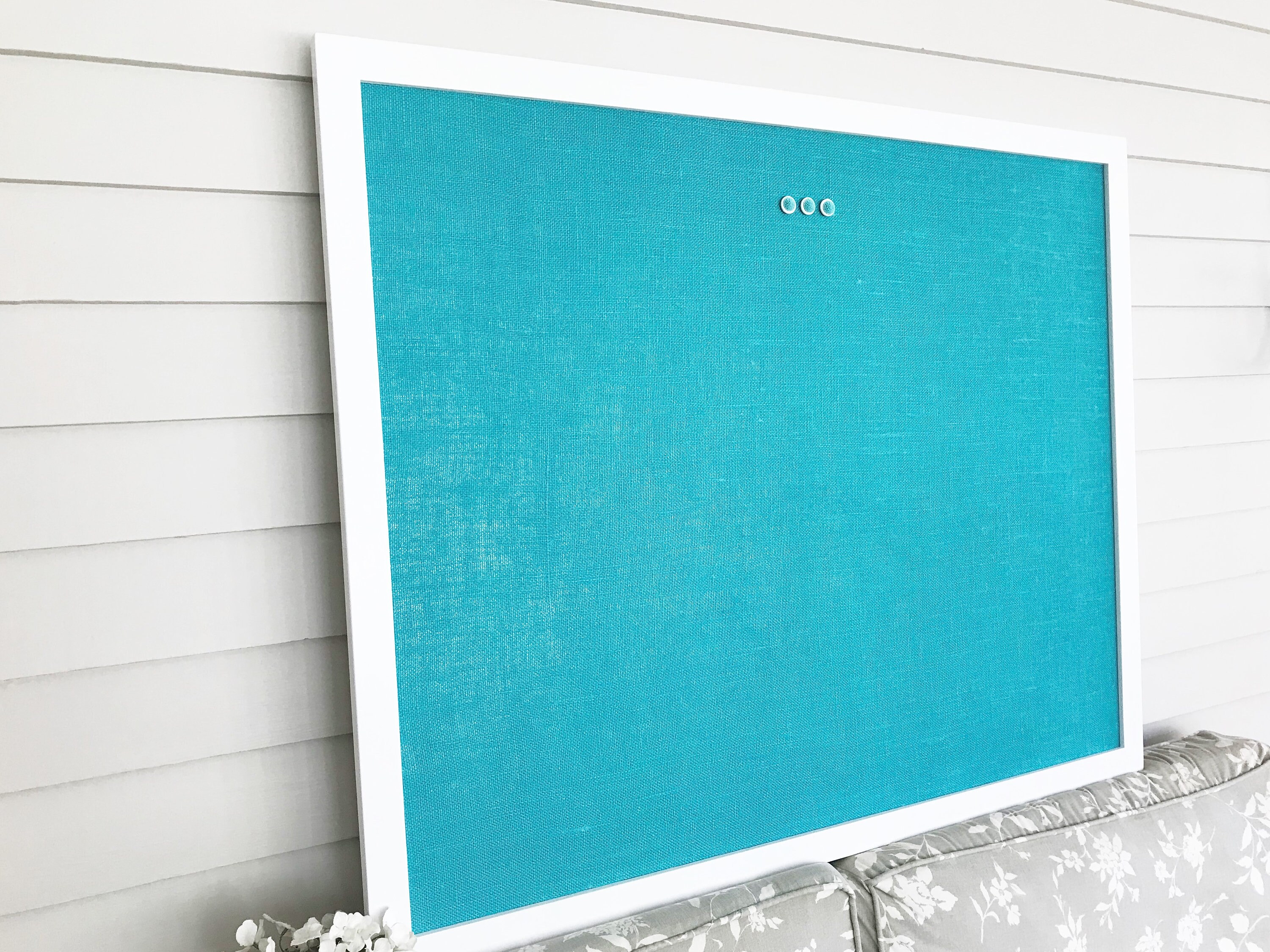 Extra Large Bulletin Board Handmade Wood Frame 34 X Etsy