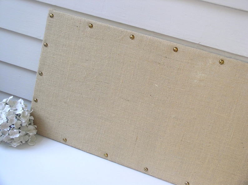 Long and Narrow BURLAP BOARD 15 X 40 in Organization Etsy