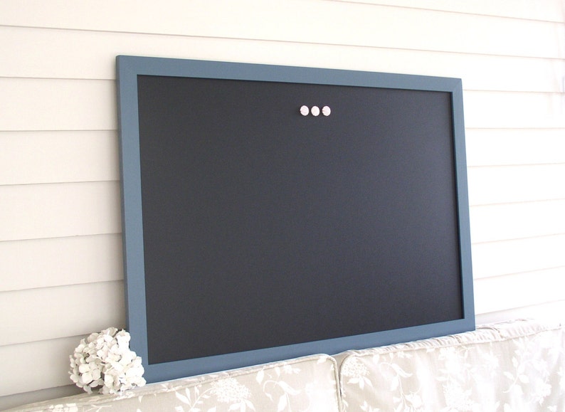 Modern Framed CHALKBOARD Extra Large Board Slate Etsy