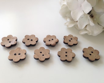 Wood Magnets Flower Extra STRONG Sets of 8 Refrigerator Magnet Carved Magnetic Boards Teacher Gift Mothers Day Office Gift Spring Girl Gift