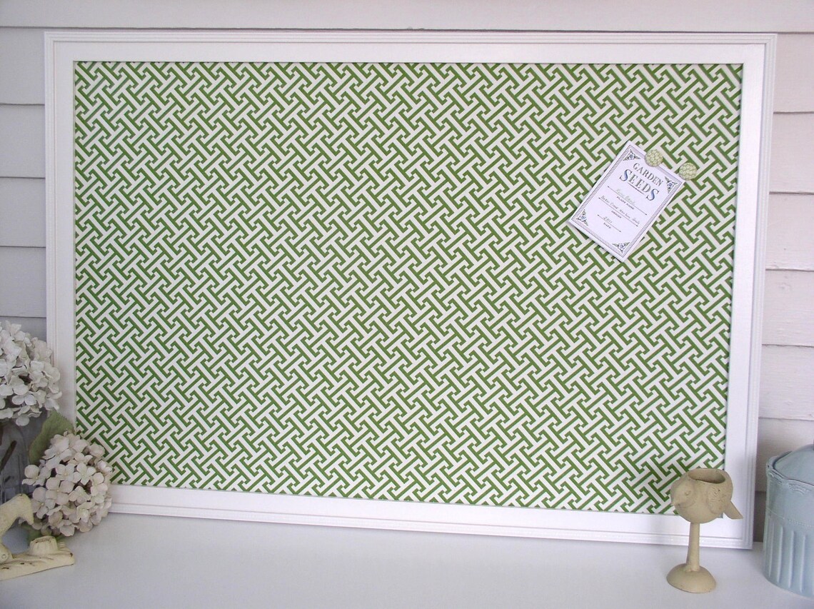 Deluxe Board Framed Memo Bulletin Board in Etsy