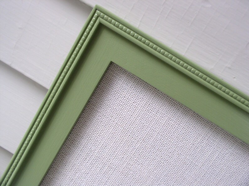 Bulletin Board Sage Green Memo Board with Handmade Etsy