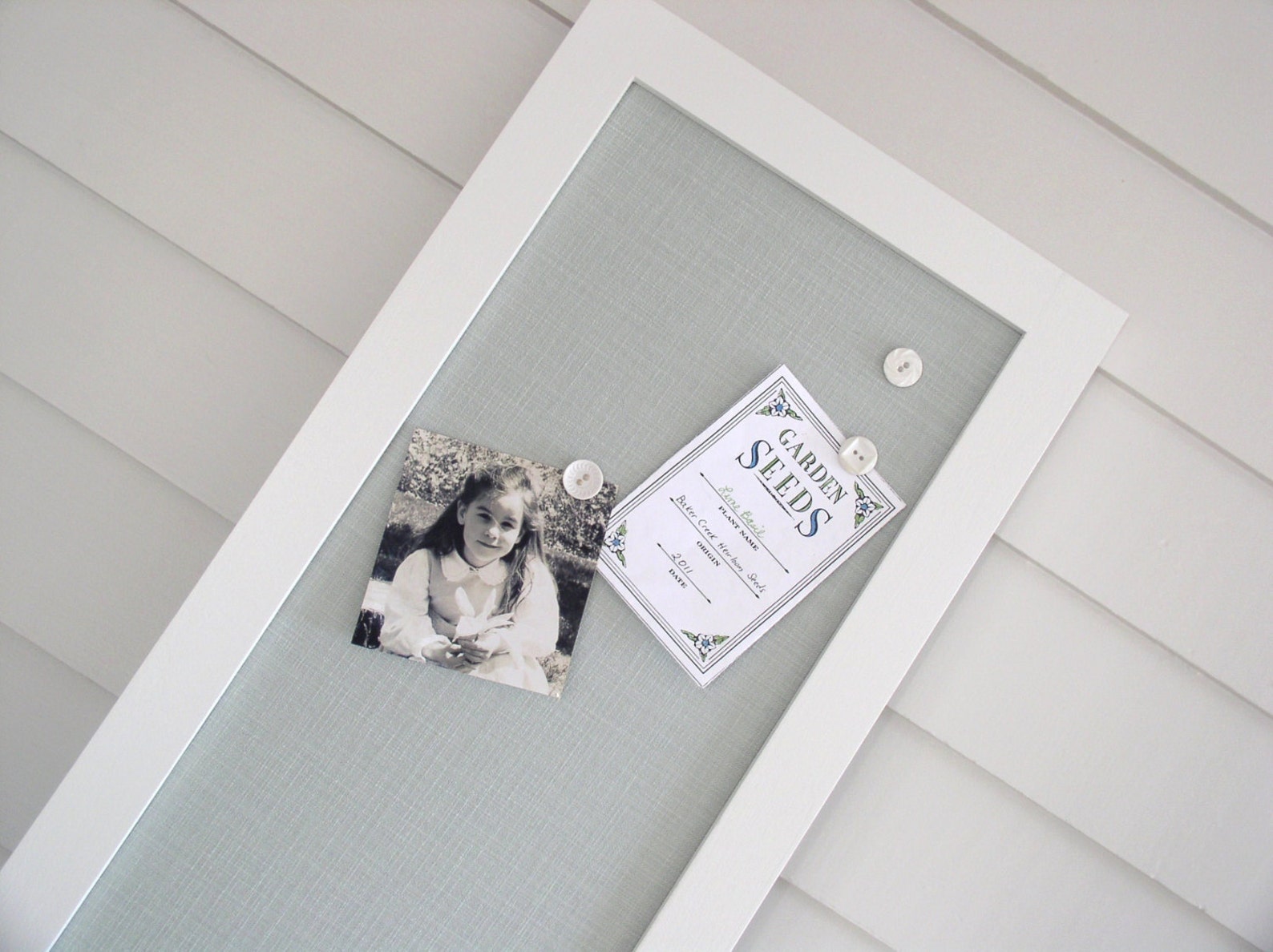 Long Narrow Board Kitchen Bulletin Board Etsy