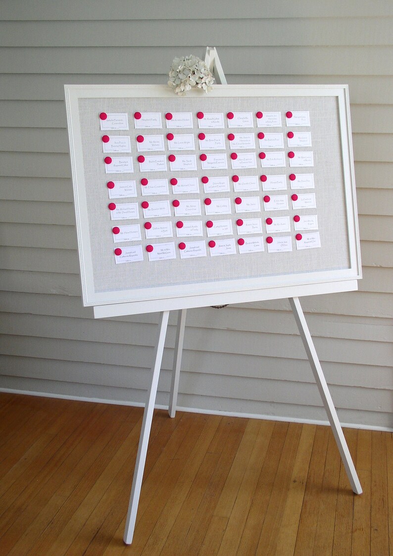 WEDDING Place Card Display or Sign Decor Deluxe Burlap Etsy