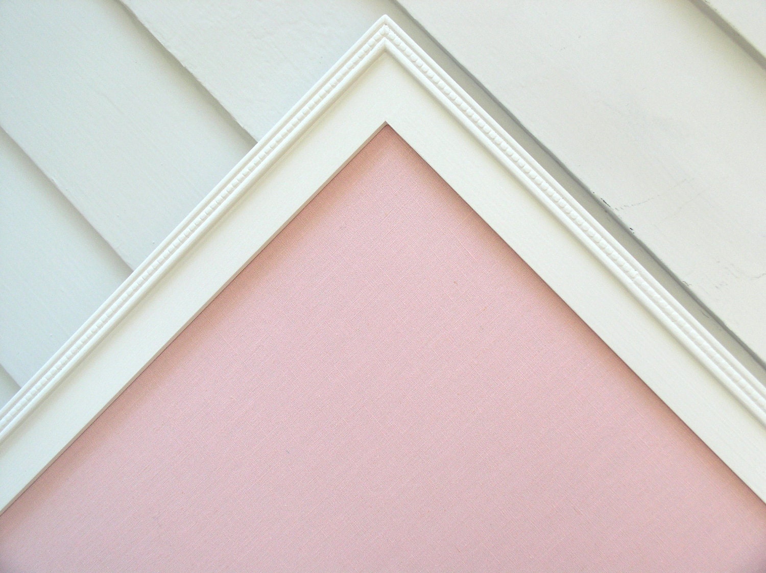 Girl's BULLETIN BOARD Framed Memo Board Soft Pink Etsy