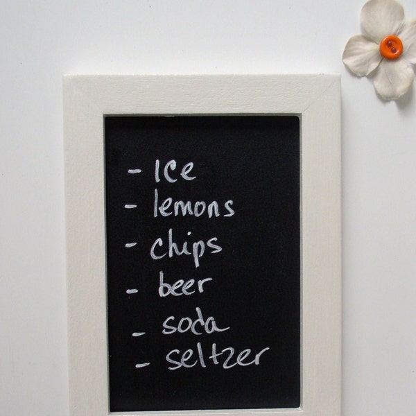 Mini Chalkboard To Do List - Eco-Friendly Magnetic Blackboard for the Fridge or Desktop