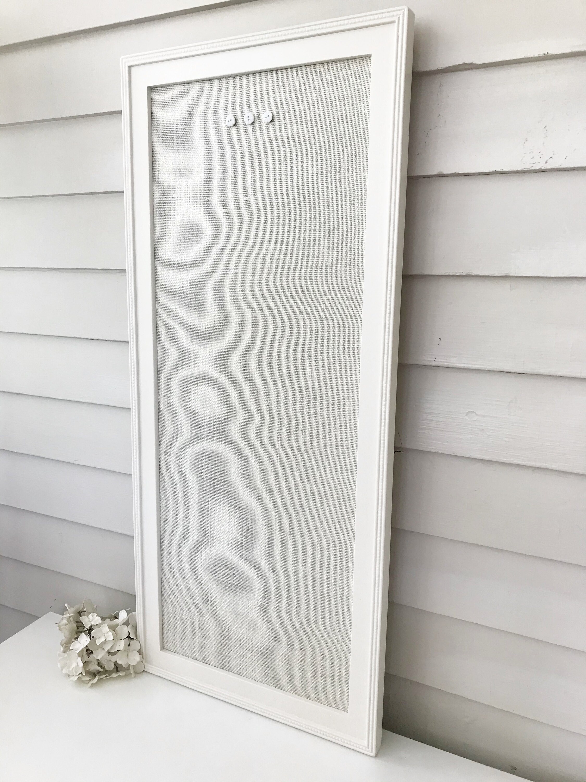 Kitchen Board Long Narrow Bulletin Board 14 Etsy