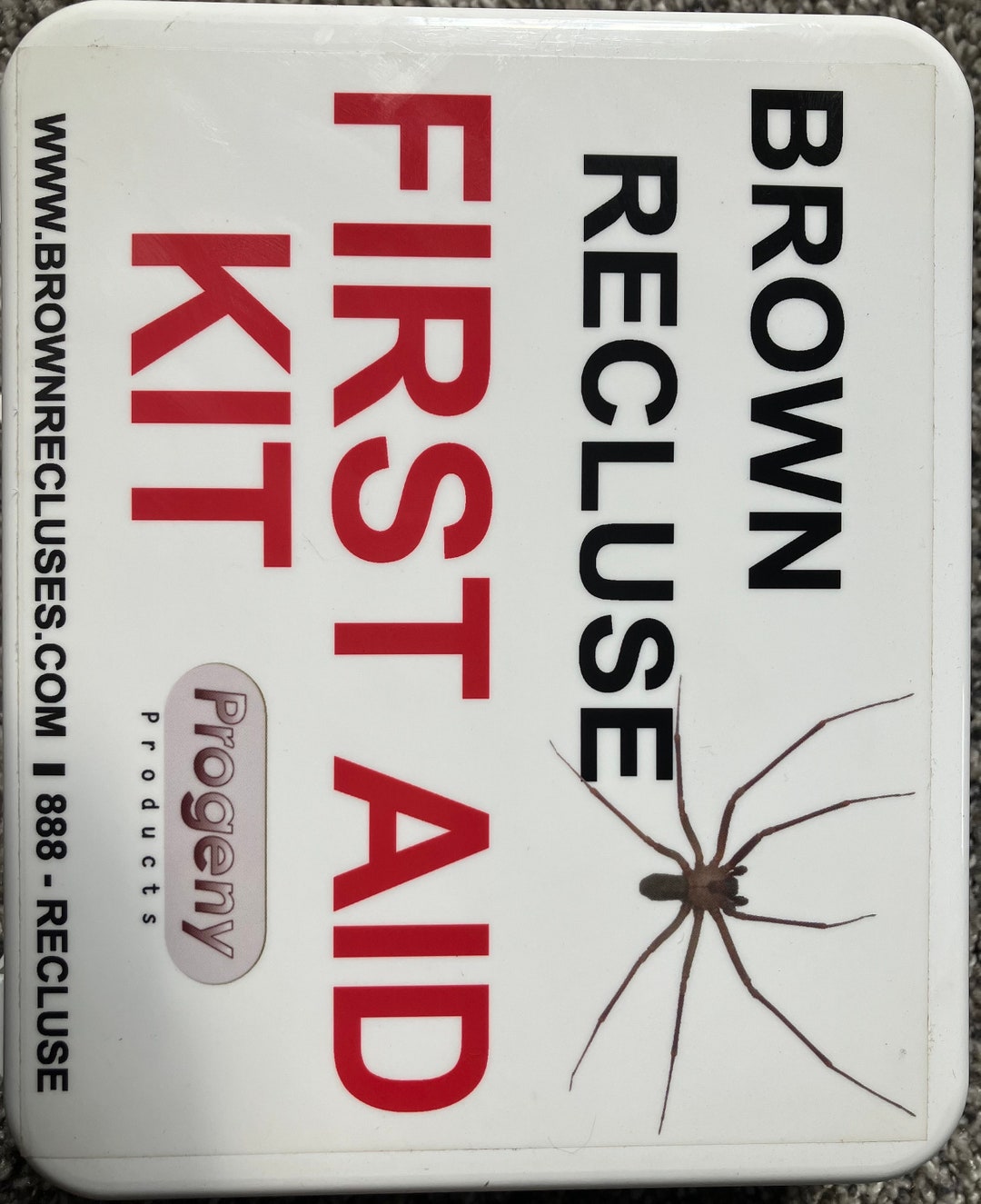 Brown Recluse First Aid Kit Be Prepared. Great for Bee Stings, Fire