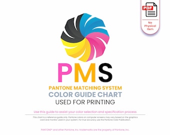 Guía de colores Pantone: Sistema de combinación de colores PMS (PDF imprimible)