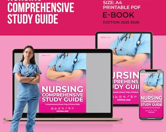 Preparación para el examen NCLEX: Guía de estudio de enfermería (libro electrónico) (PDF)