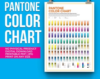 Tabla de colores Pantone imprimible: Guía de referencia CMYK (PDF, JPG)