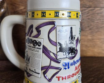Vintage Anheuser-Busch Advertising Through The Decades 5th Series Beer Stein