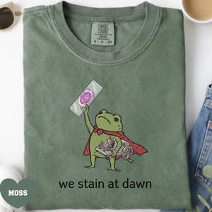 Histology Biological Sciences Comfort Colors Tee, We Stain at Dawn Shirt, Histotechnologist Gift, Pathology Lab Tech Top, STEM Teacher Shirt