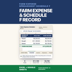 Planilha de Despesas Agrícolas - Anexo F, Registro de Pecuária e Cadastro de Bovinos, Controle de Receitas e Despesas Agrícolas, Excel