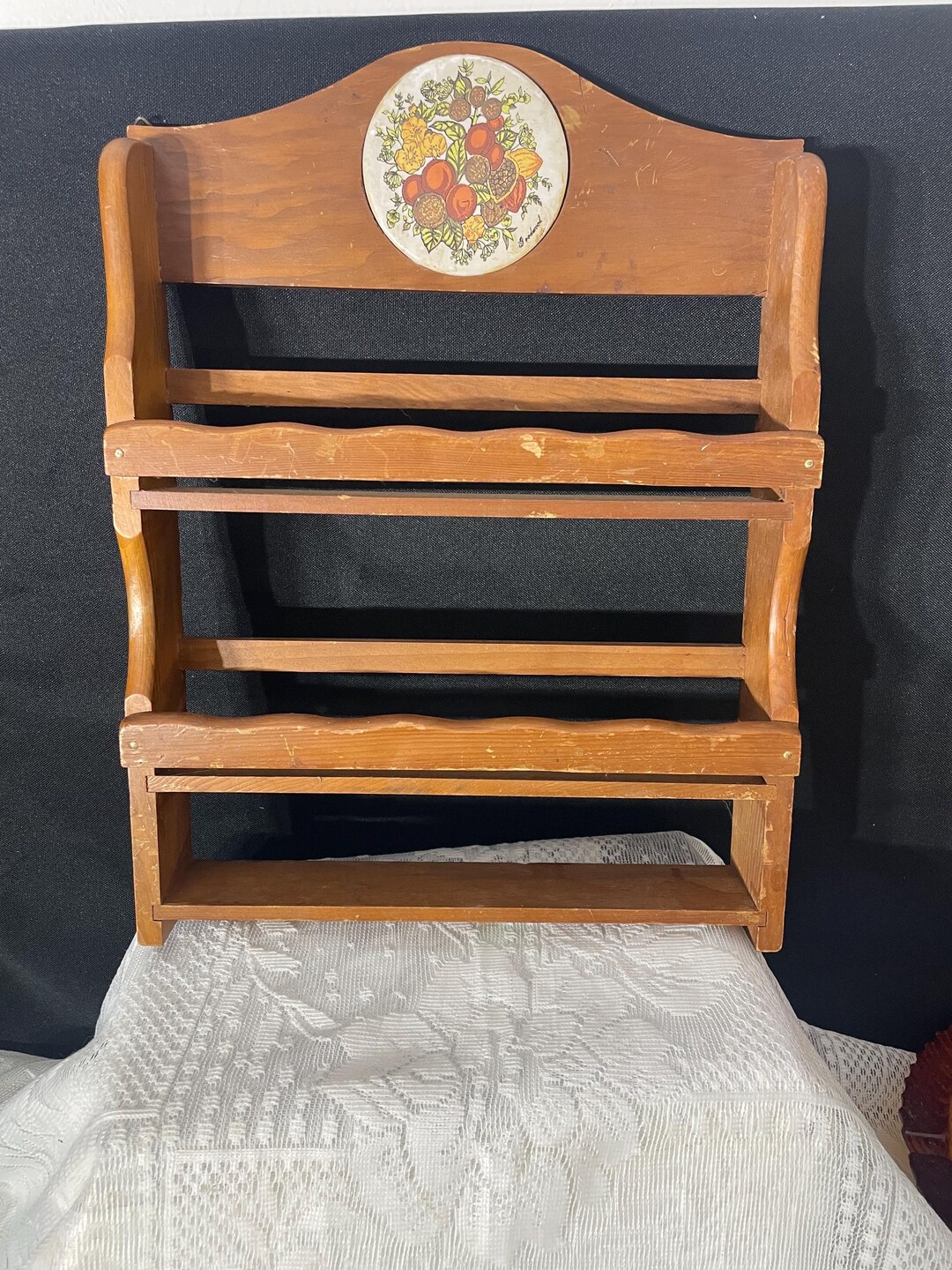 Vintage Rv Spice Rack Vintage Wooden Mccormick Spice Rack - Etsy
