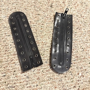 2pc Black Boot Zip Ups