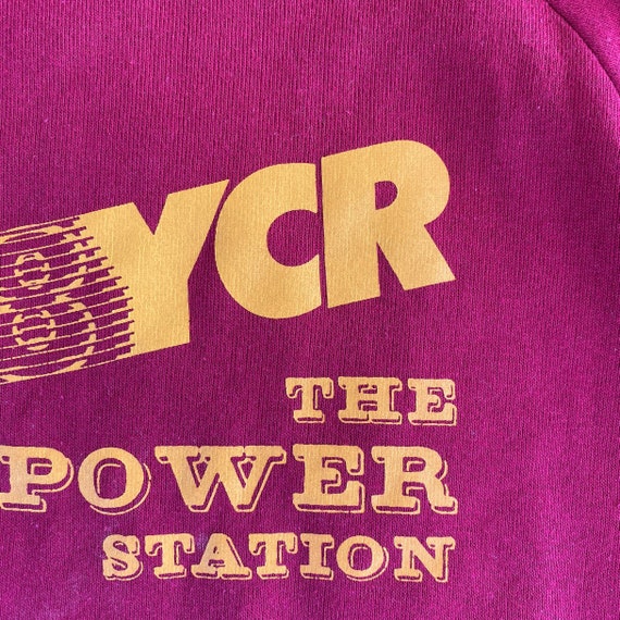 Vintage 90s radio station sweatshirt | 98YCR maro… - image 4