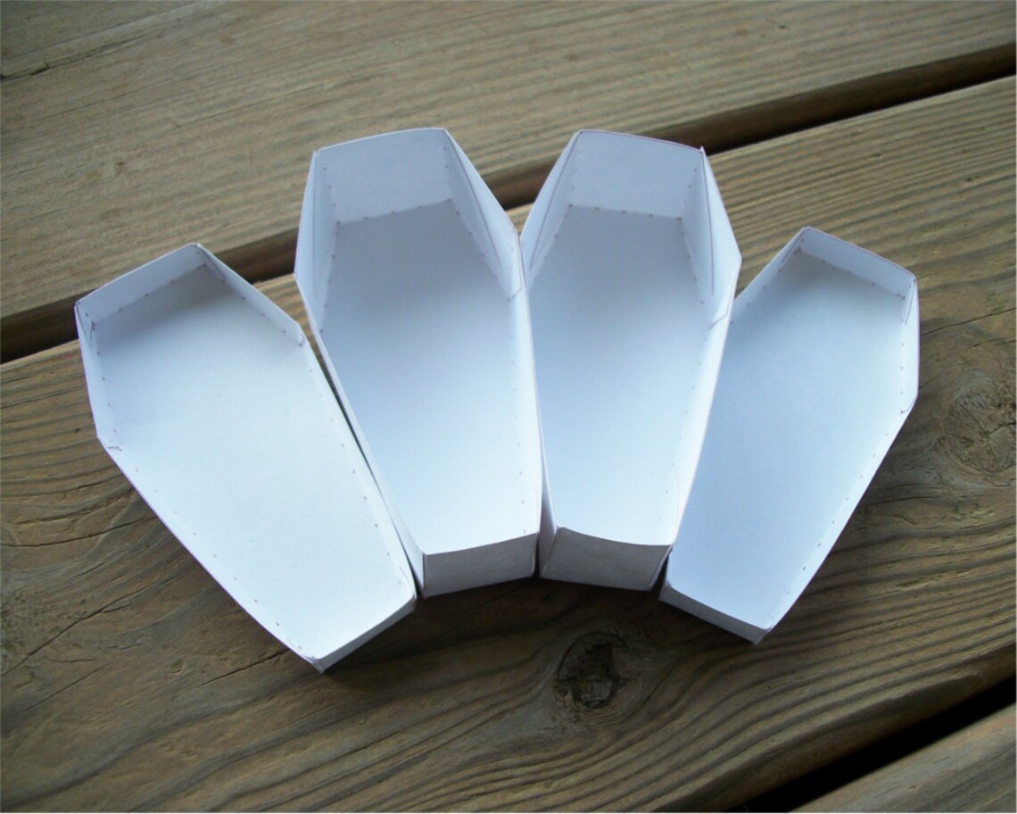Printable Coffin Box Templates Printable World Holiday