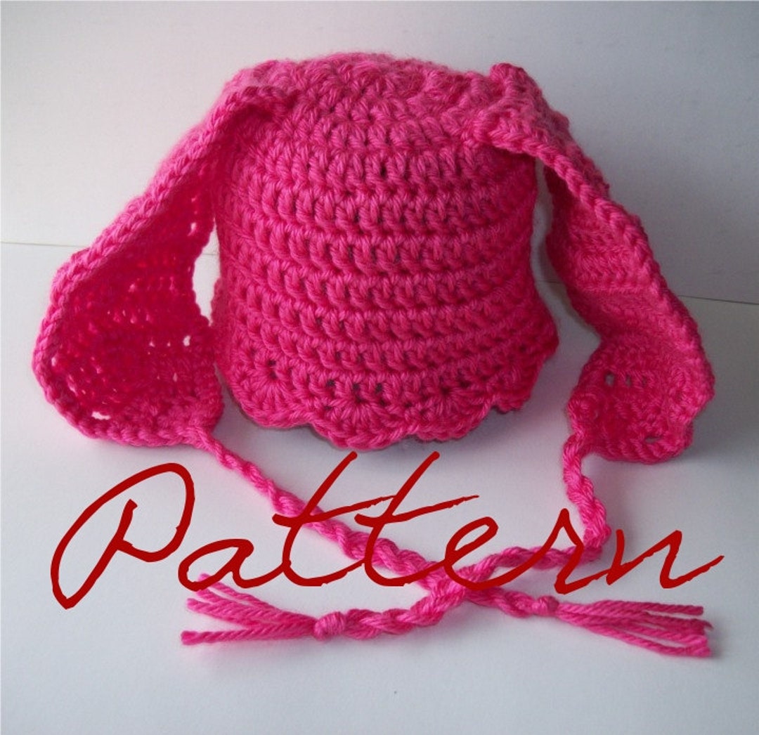 Crochet Pattern Bunny Hat Easter DIY Newborn 3 to 6 Months 6 Etsy