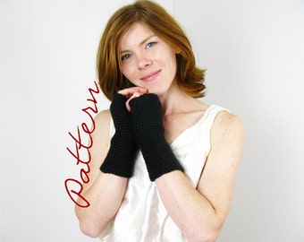 Crochet Pattern PDF Fingerless Gloves Long Fingerless Arm Warmers