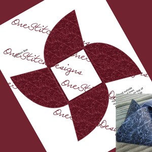 Cranberry Red Printable Wedding Party Favor Box Granite Gift Box Bon Bon Style