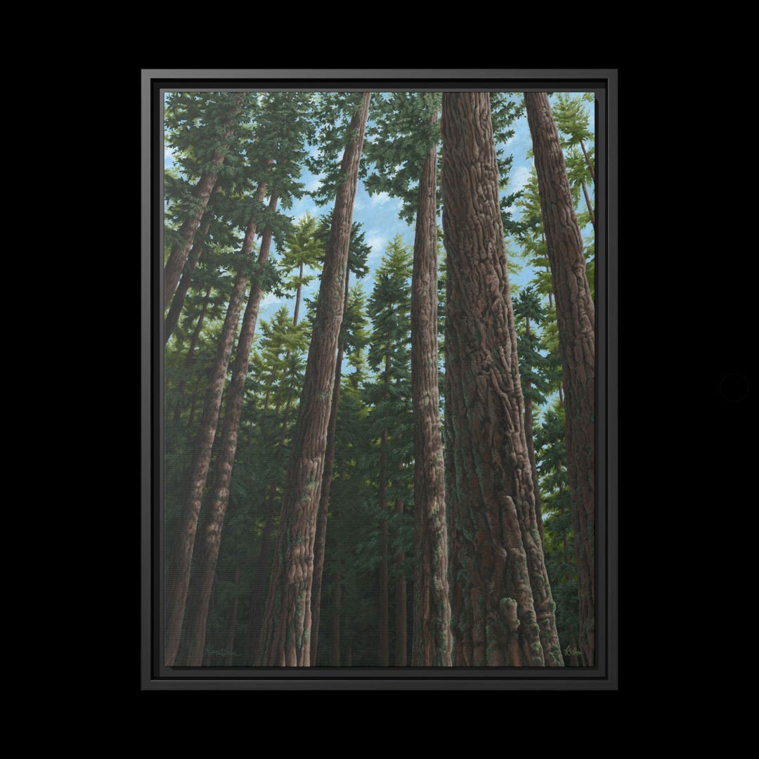 Oregon Court Tree Pattern Oregon Trees Fine Art Print - Etsy
