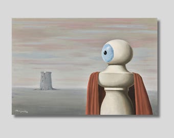 Rene Magritte: 'La Belle Lurette' - canvaskunst