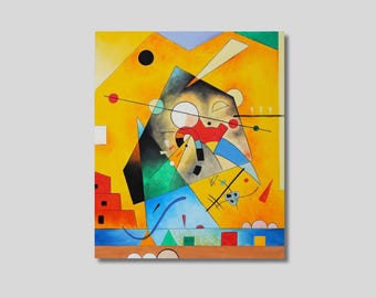抽象画 アートプリント ワシリー・カンディンスキー作「静かなハーモニー」ファインアート