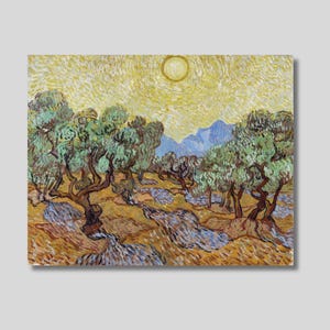 Vincent van Gogh : Olive Trees - Canvas Art Print