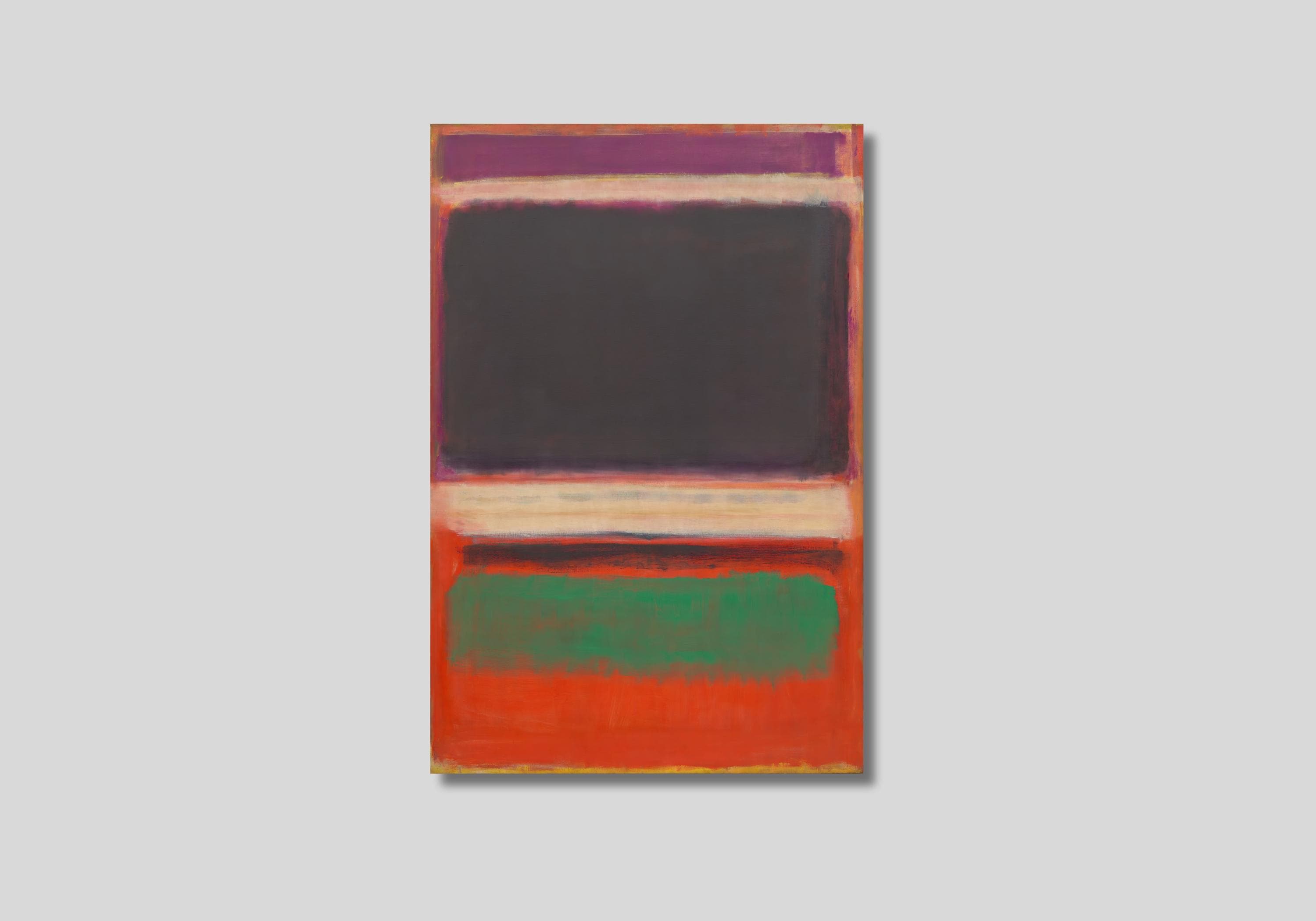 マーク・ロスコ：No.3/No.13（マゼンタ、ブラック、グリーン、オレンジ