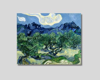Vincent van Gogh: Die Olivenbäume - Leinwand Druck